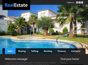 Free Real Estate Website Templates 32