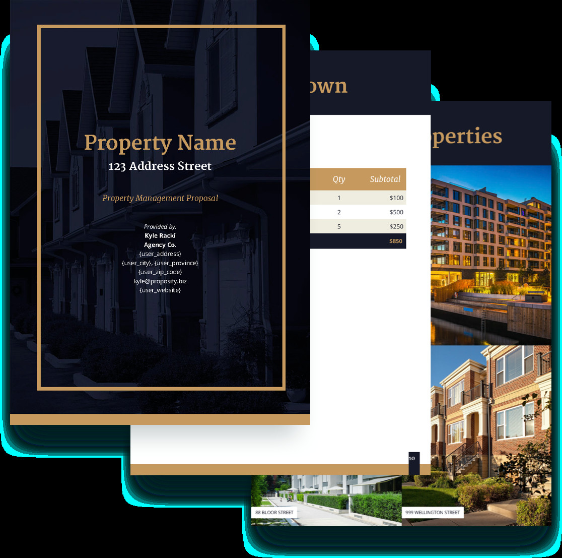 Property Management Proposal Template Free Sample