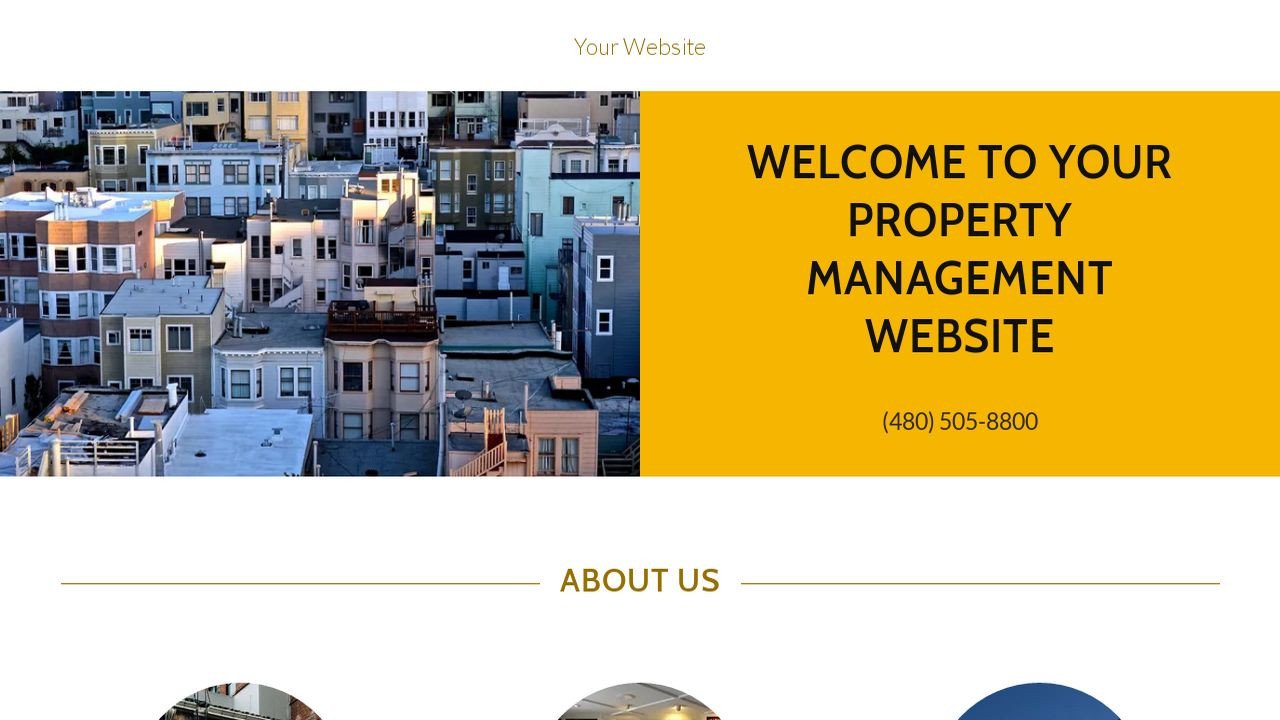 Property Management Website Templates