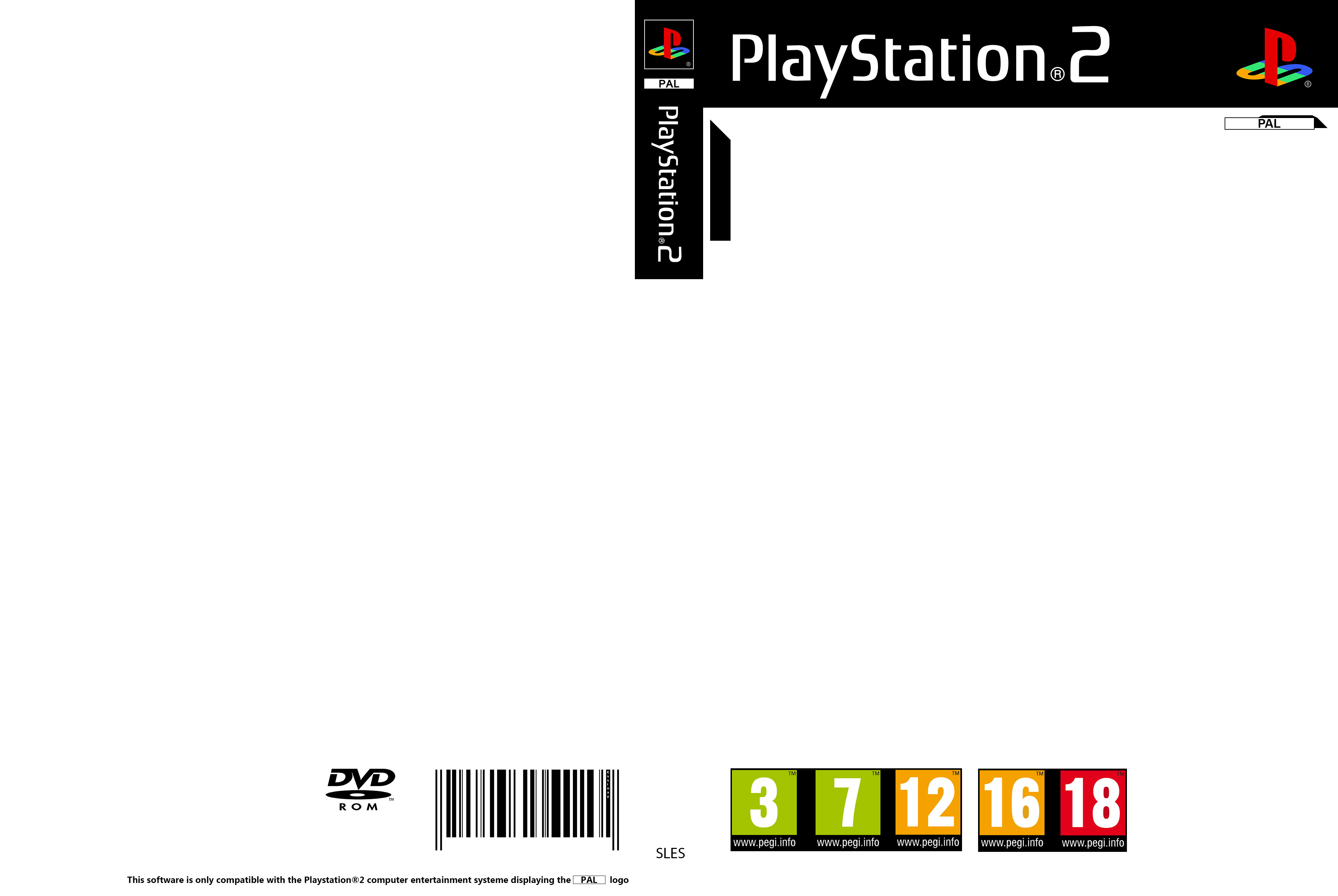 Playstation 2 Cover PAL Template by Essinay on DeviantArt