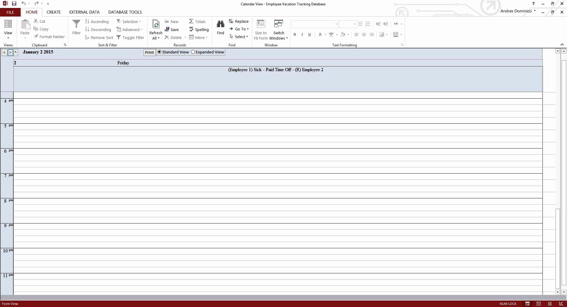 Paid Time f Accrual Spreadsheet Spreadsheet Downloa paid