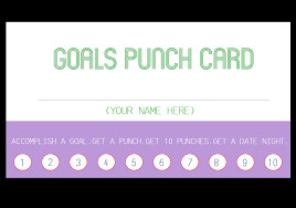 Punch Card Template Editable Word Free Download