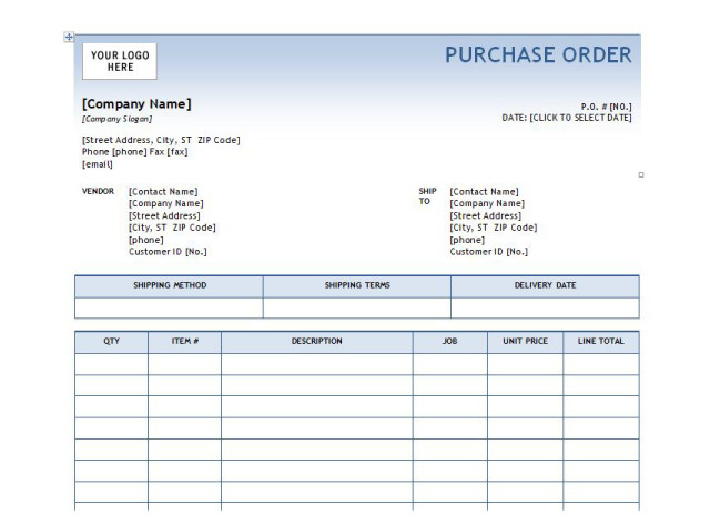 Download a purchase order template to help your small business