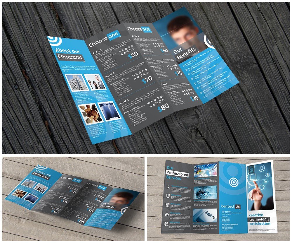 11x17 Quad Fold Brochure Printing