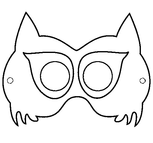 Raccoon mask coloring page Coloringcrew