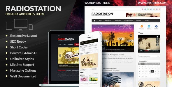 Radio Station – Premium WordPress Theme
