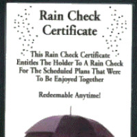 Rain Check & s