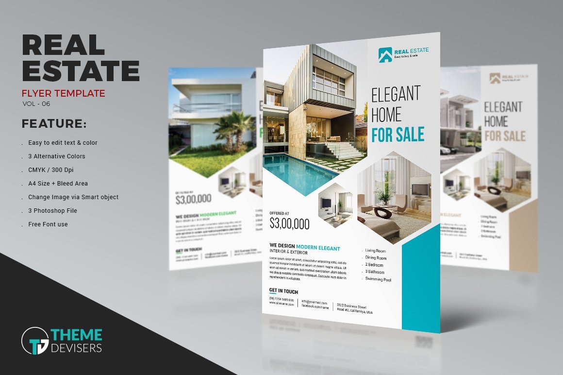 Real Estate Business Flyer Template Flyer Templates
