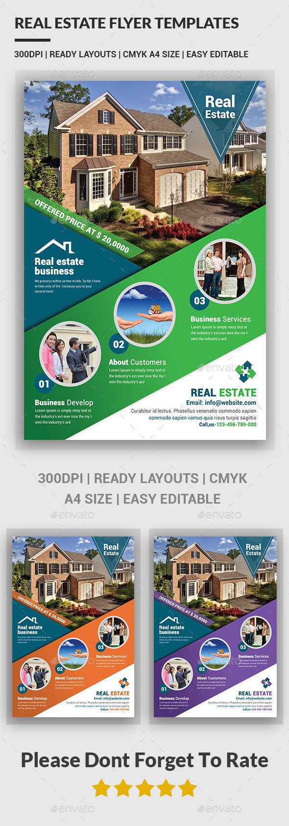 Real Estate Flyer Templates by afjamaal