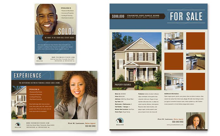 Residential Realtor Flyer & Ad Template Design