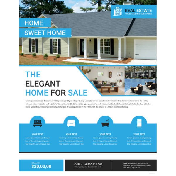 36 Real Estate Flyer Templates PSD AI Word InDesign