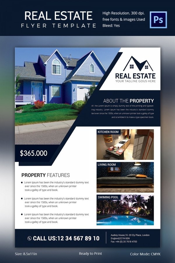 30 Real Estate Flyer Template Word | Simple Template Design
