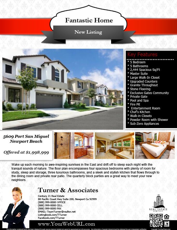Real Estate Flyers PDF Templates Turnkey Flyers