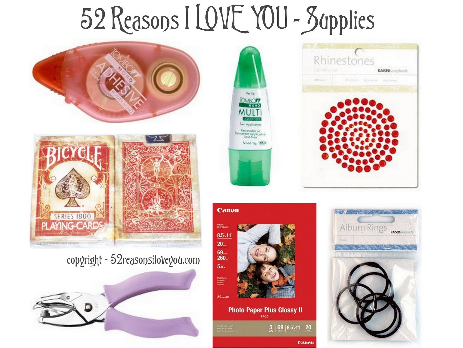 52 reasons why i love you template