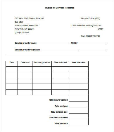 Blank Receipt Template 8 Free Sample Example Format