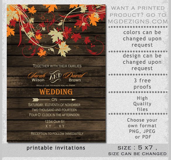 28 Wedding Reception Invitation Templates Free Sample