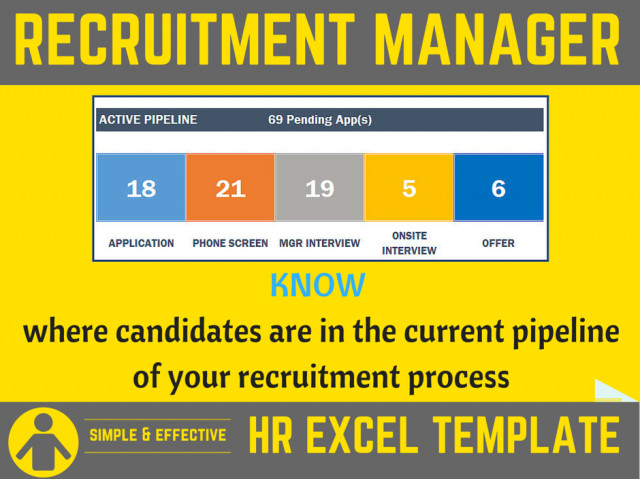 Recruitment Manager Excel Template