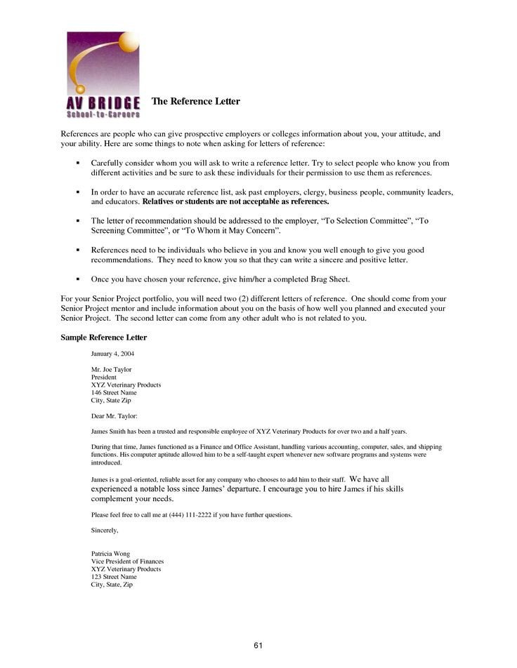Character Reference Letter For Immigration Template