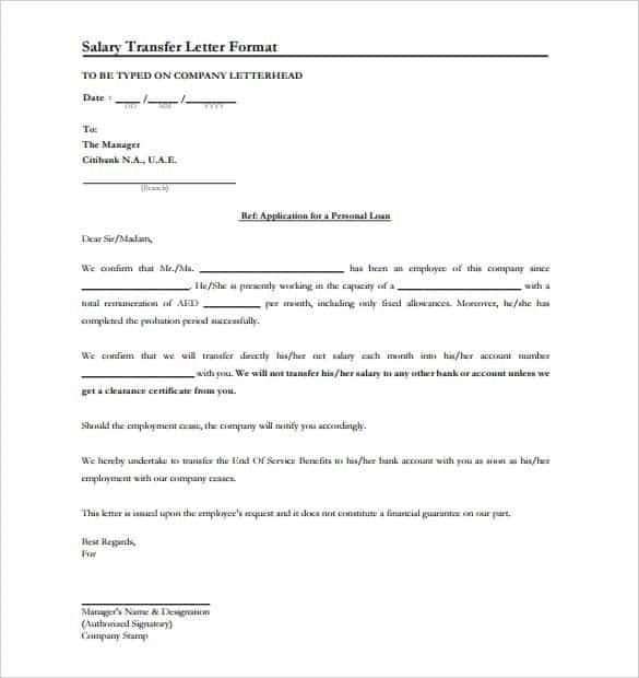 Reassignment letter template