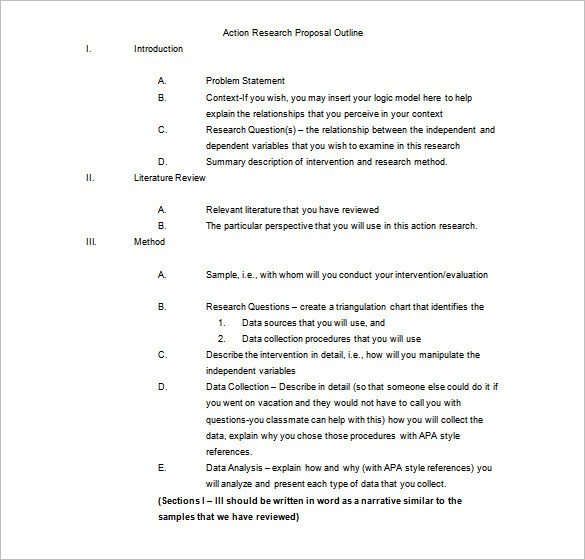 8 Research Paper Outline Templates DOC Excel PDF