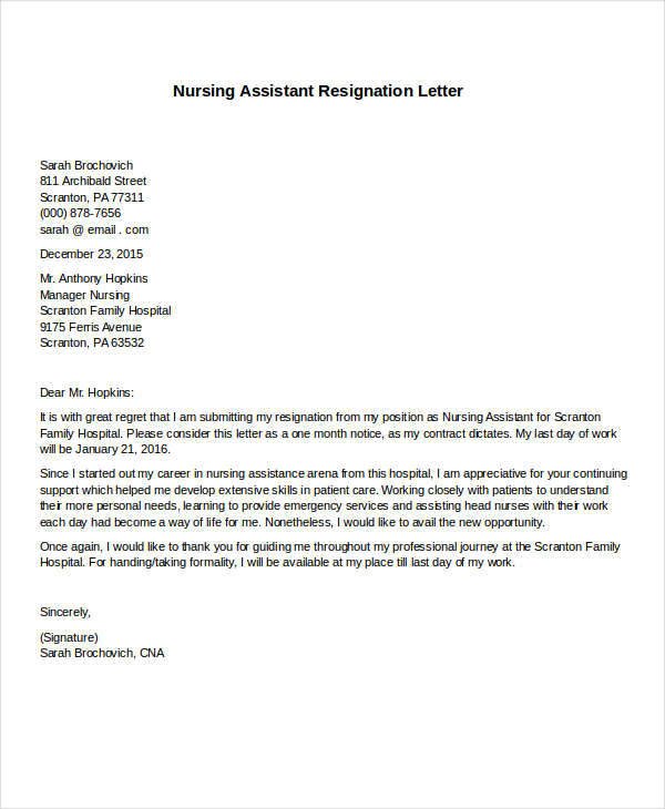 31 Formal Resignation Letters