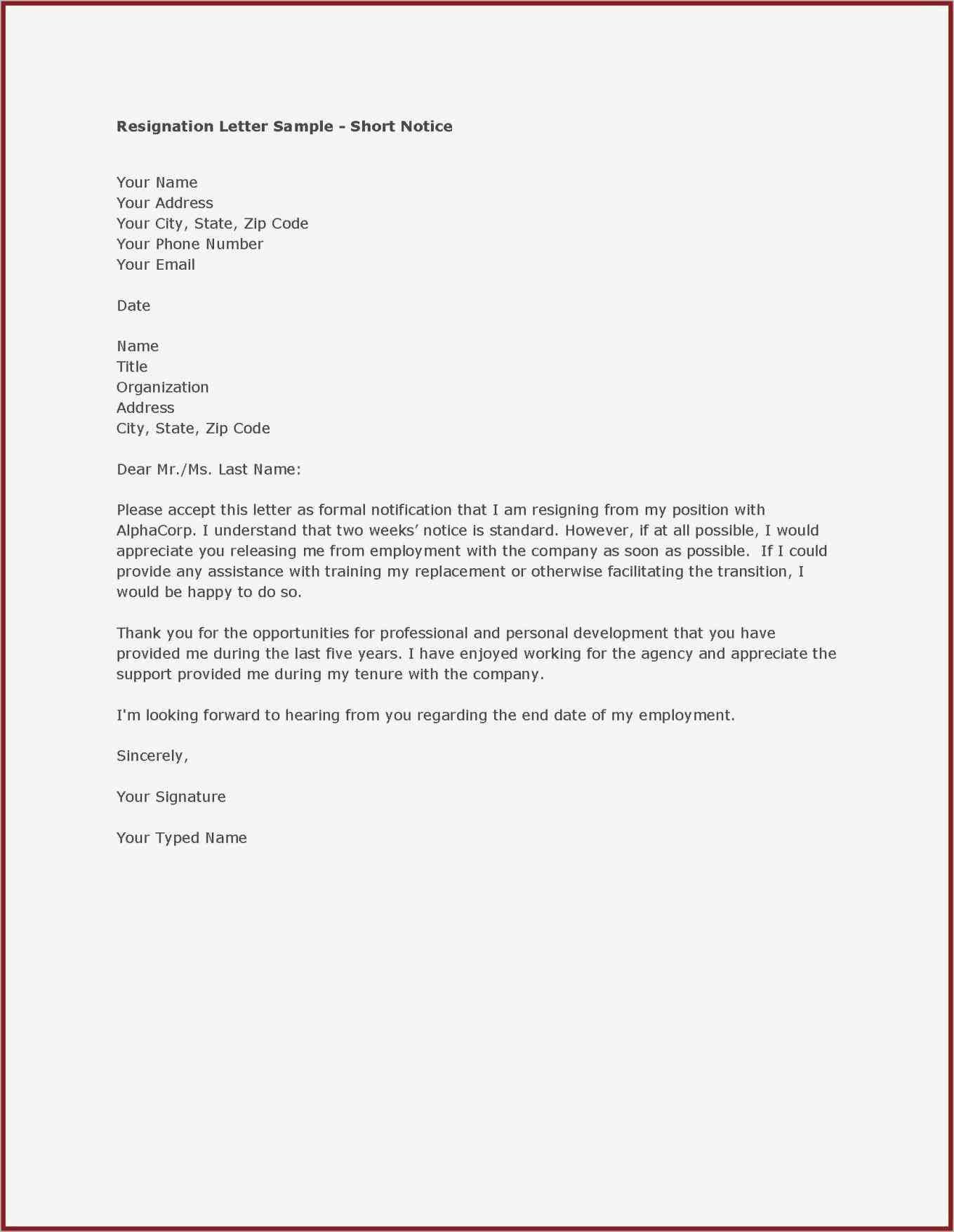 Email Rhwebtrucksinfo Resignation Two Weeks Notice
