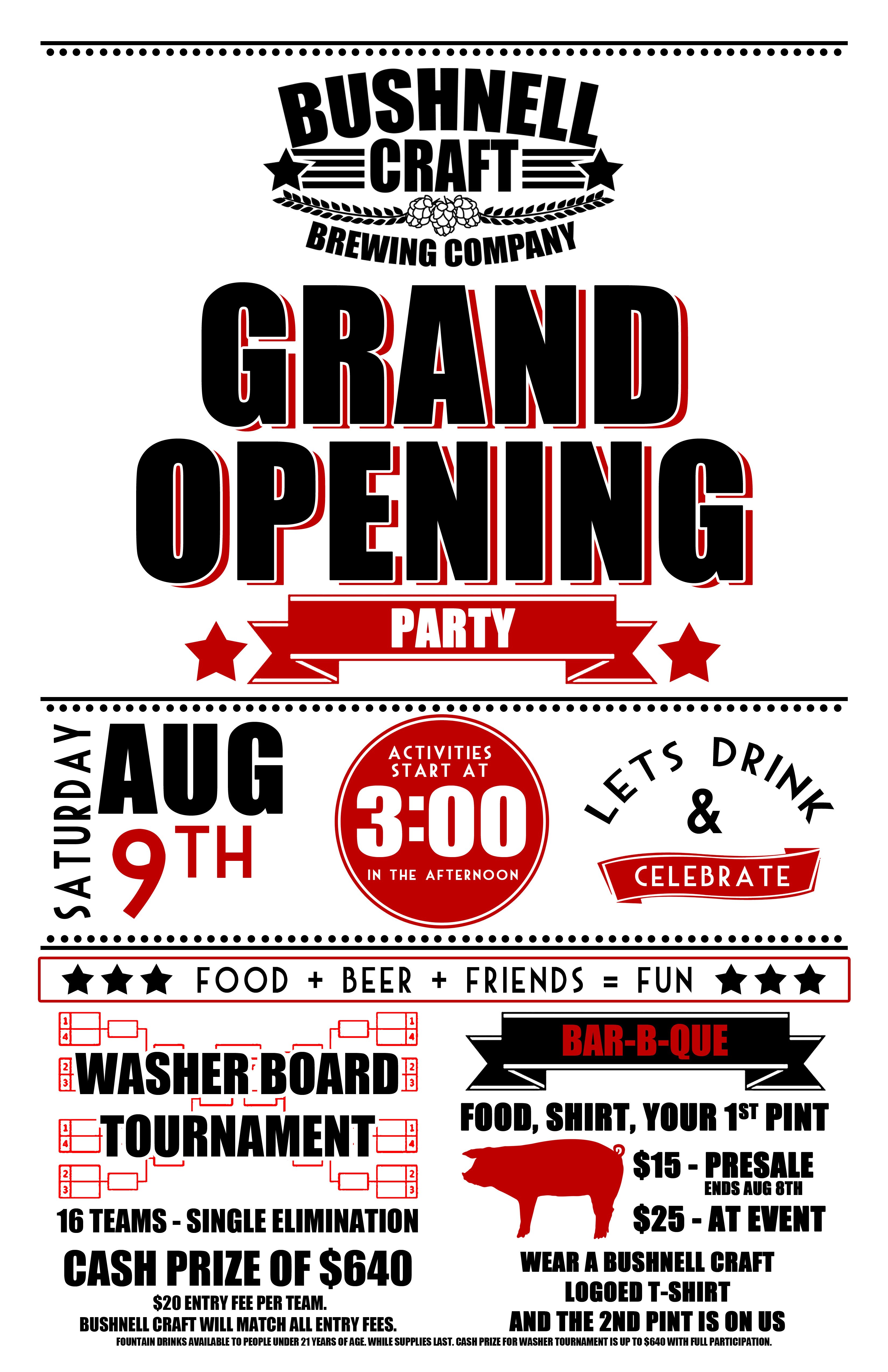 Bushnell Craft Grand Opening