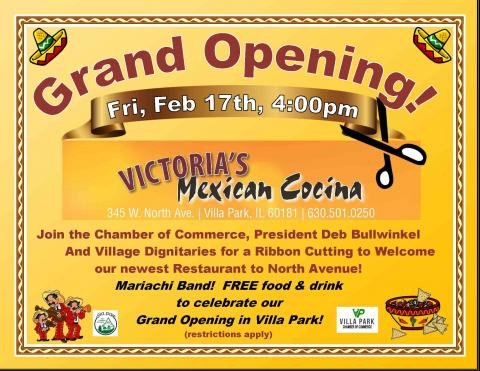 Grand Opening & Ribbon Cutting at Victoria s Mexican