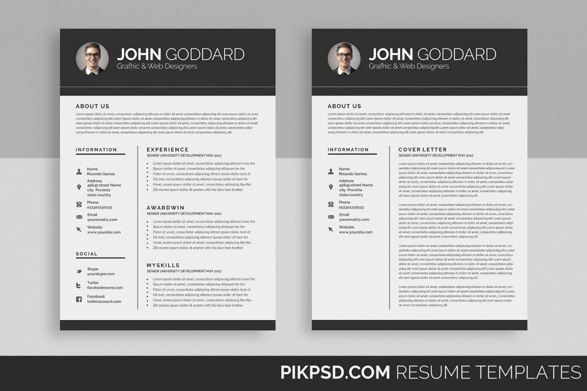 Resume CV 2 Page