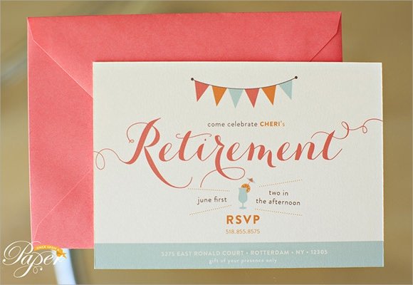17 Retirement Party Invitations PSD AI Word Pages
