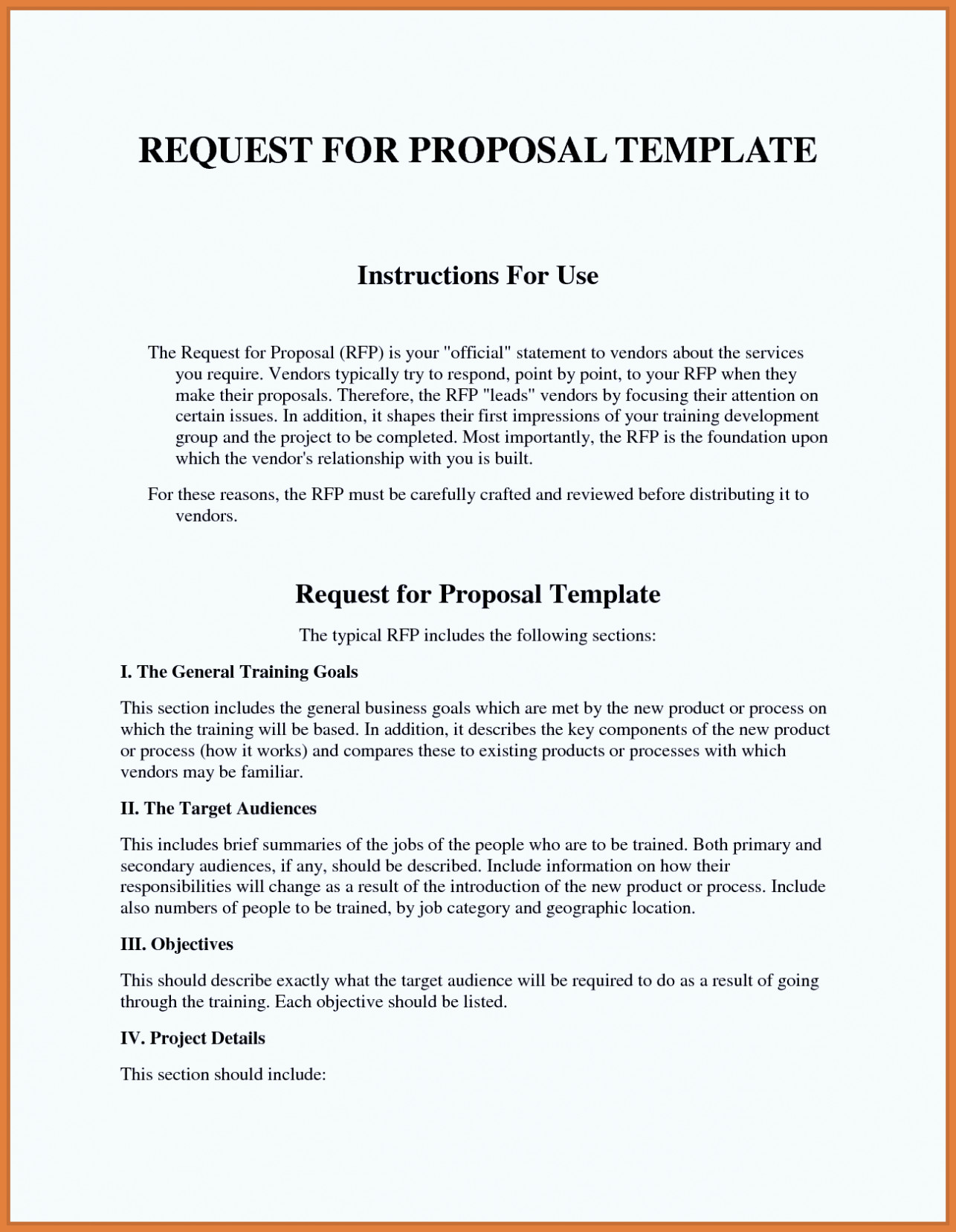 Template for Proposal