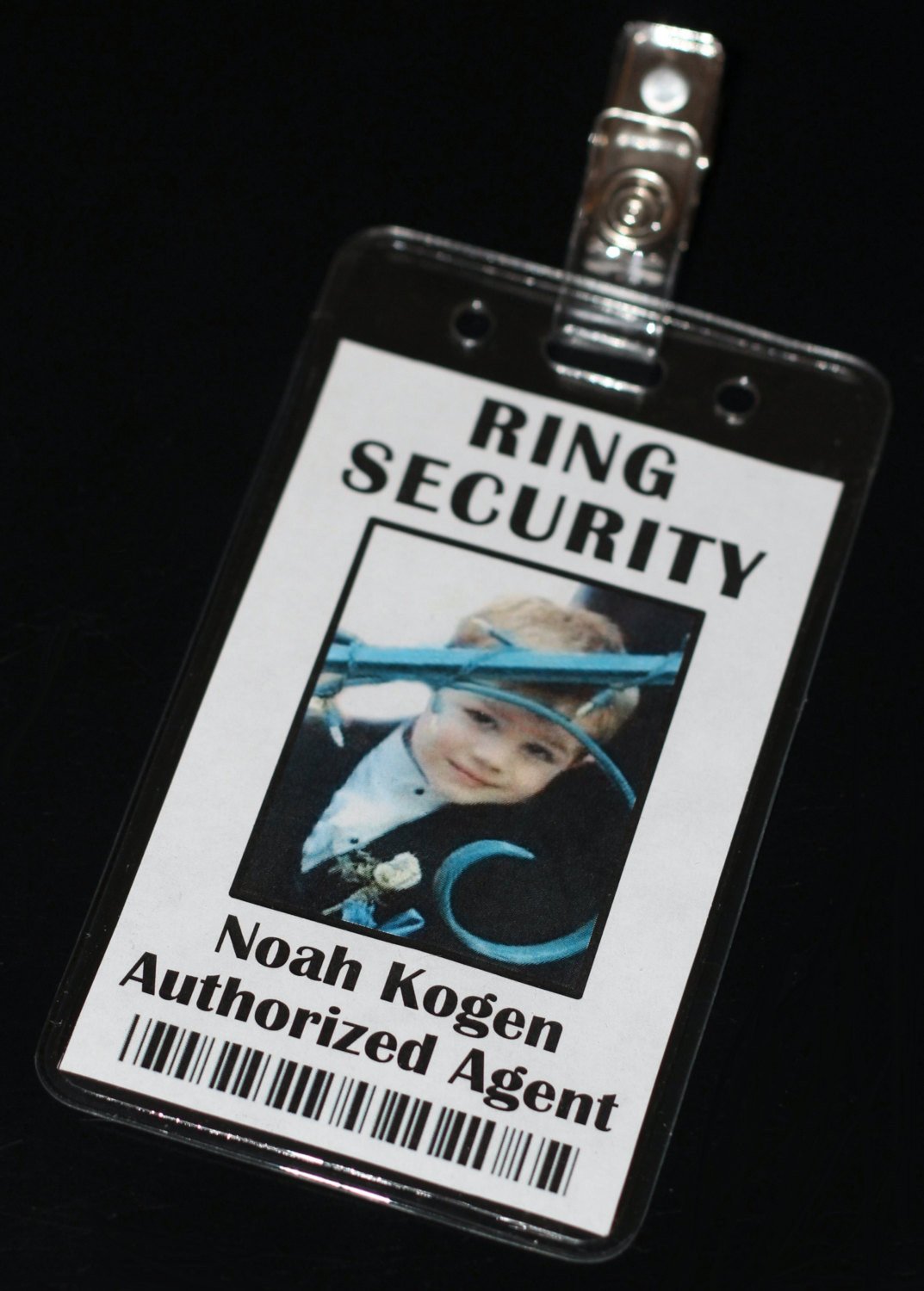 Ring Security ID Badge Secret Agent Alternative Gift for