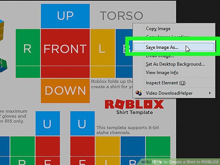 The Best Way to Make a Shirt in ROBLOX wikiHow