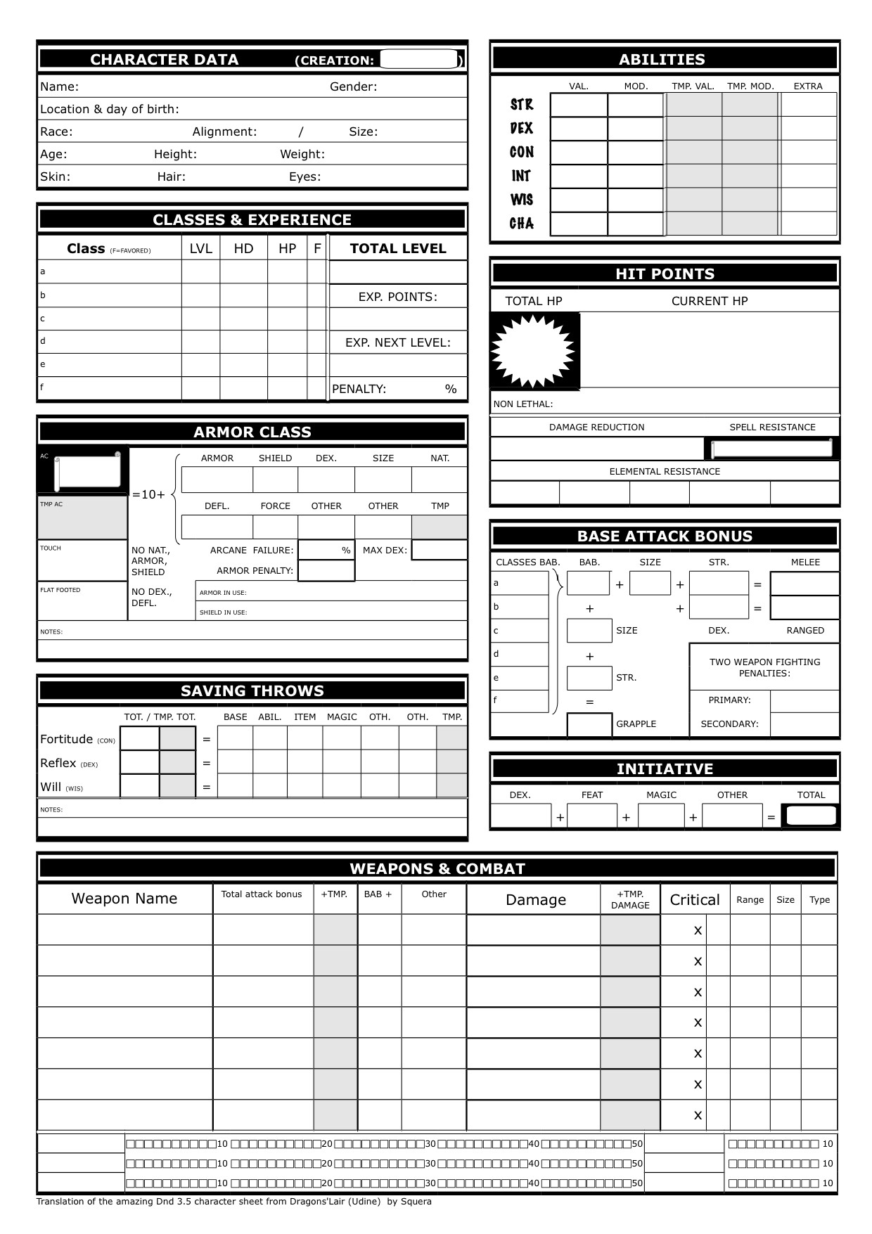 Show off your Character Sheet Designs Role playing Games