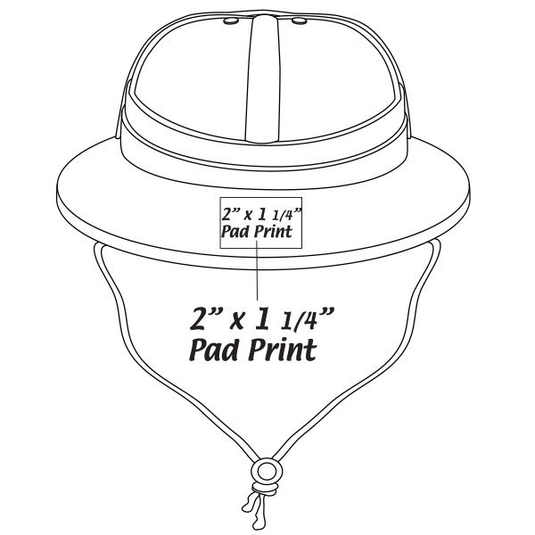 Promotional Plastic Adjustable Safari Hat