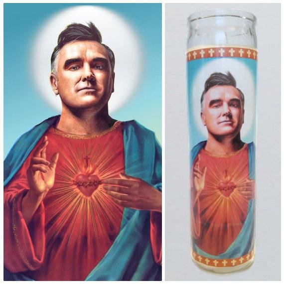 Morrissey Prayer candle Saint Moz Great t by