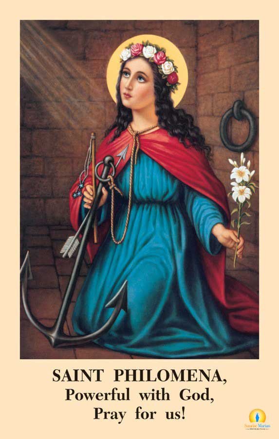 Saint Philomena Novena Prayercard Pack of 100