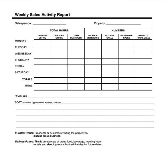 Sample Sales Call Report Sample – 12 Free Documents In