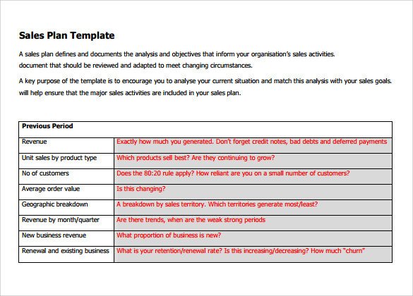 29 Sales Plan Templates PDF RTF PPT Word Excel
