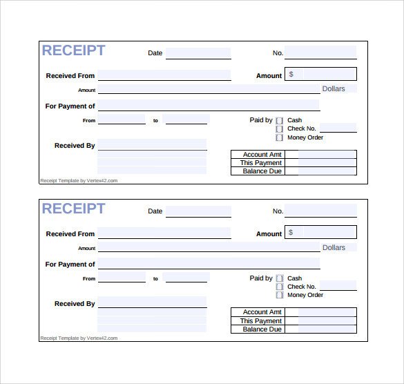 Sample Sales Receipt Template 19 Free Documents in Word