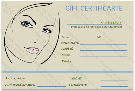 Gift Voucher Templates Gift Certificate Templates