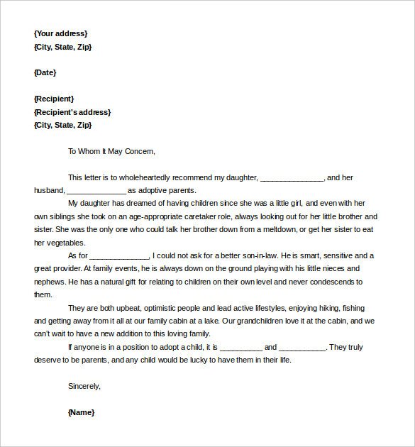 Free Reference Letter Templates 24 Free Word PDF