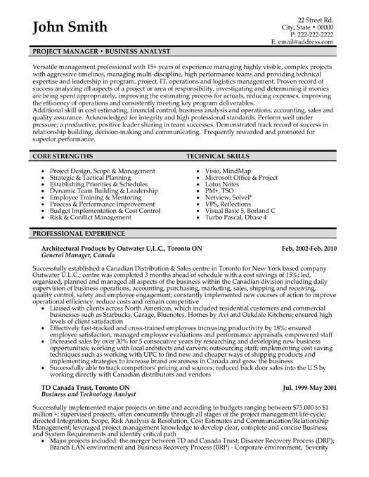 10 best Best Business Analyst Resume Templates & Samples