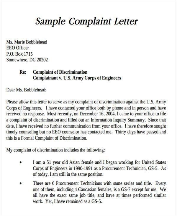 Sample Formal Letter Format 34 Examples in PDF Word