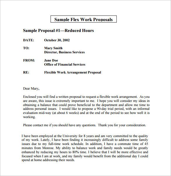 Work Proposal Template 15 Free Sample Example Format