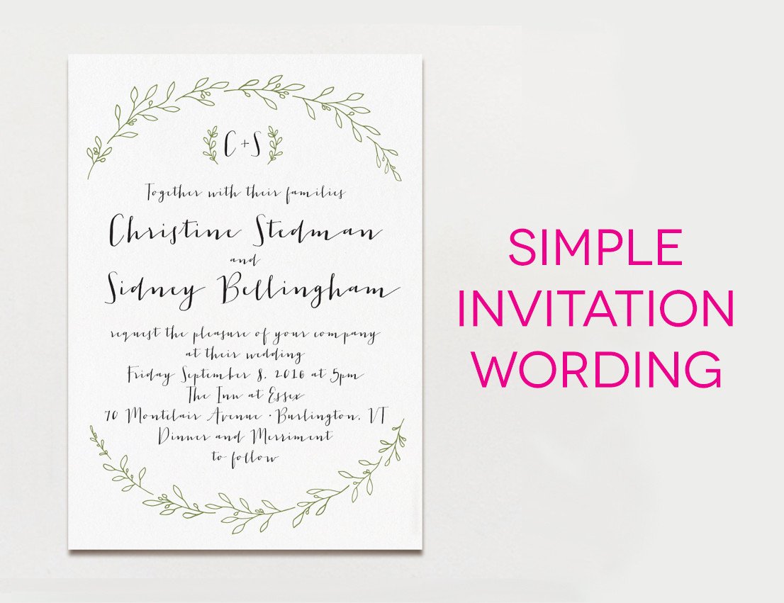 15 Wedding Invitation Wording Samples From Traditional to Fun