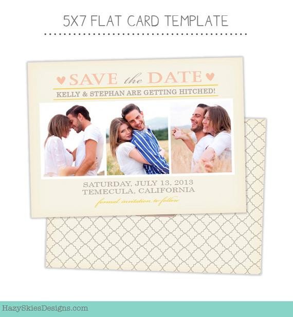 Items similar to Save the Date Card Template for