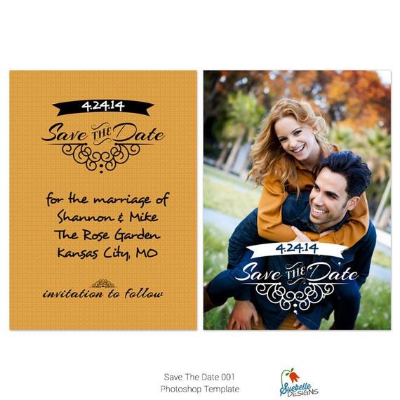 Save The Date shop Template 001