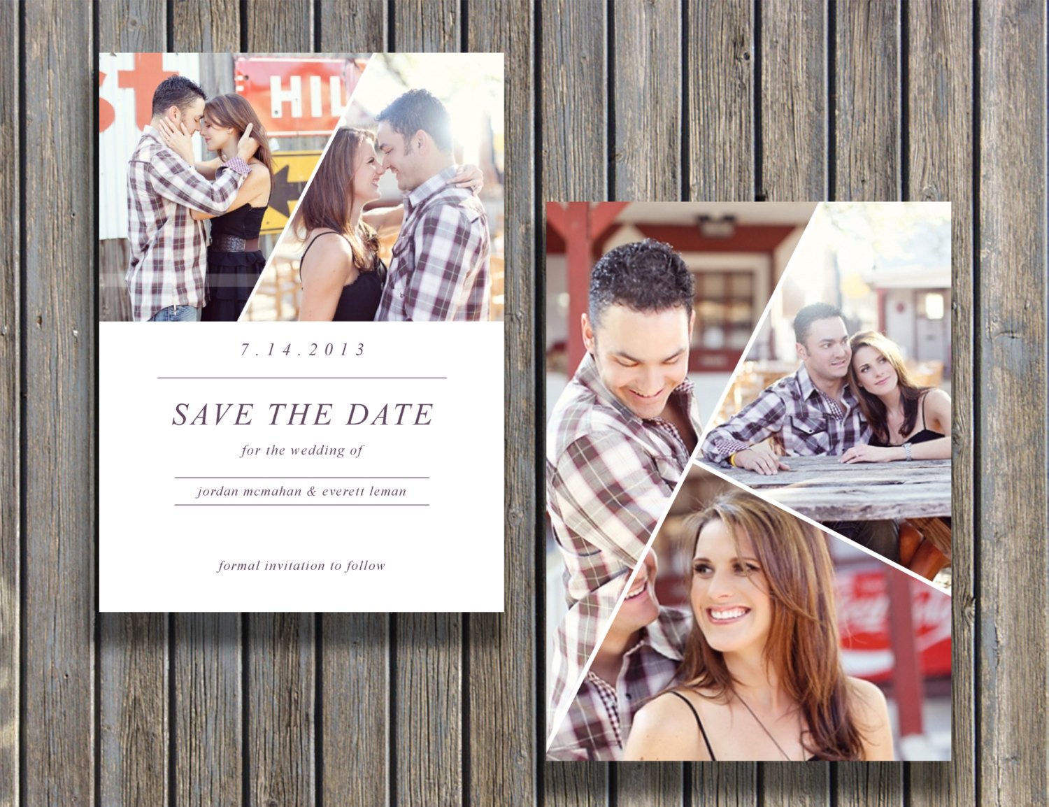Save the Date Template for graphers and shop Users