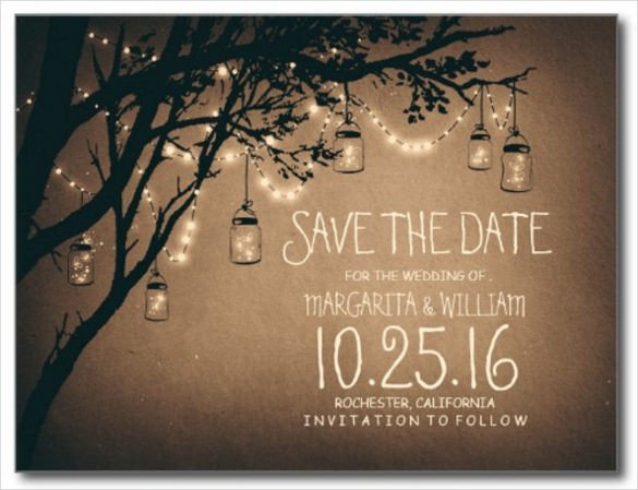 Save The Date Postcard Template – 25 Free PSD Vector EPS